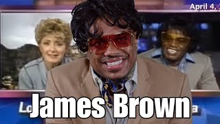 Celebrity James Brown's 1988 interview on LIVE on CNN! Wealth