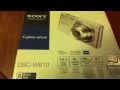 Sony Cyber shot DSC-W610 unboxing!