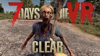 7 Days to Die VR - So Far, So Good! Day 1, Tier 1 Clear Quest, Gas Station Base