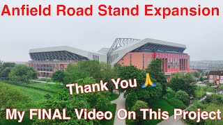 **MY FINAL** Anfield Road Stand Expansion Video. by Mister Drone UK 18,034 views 2 weeks ago 12 minutes, 7 seconds