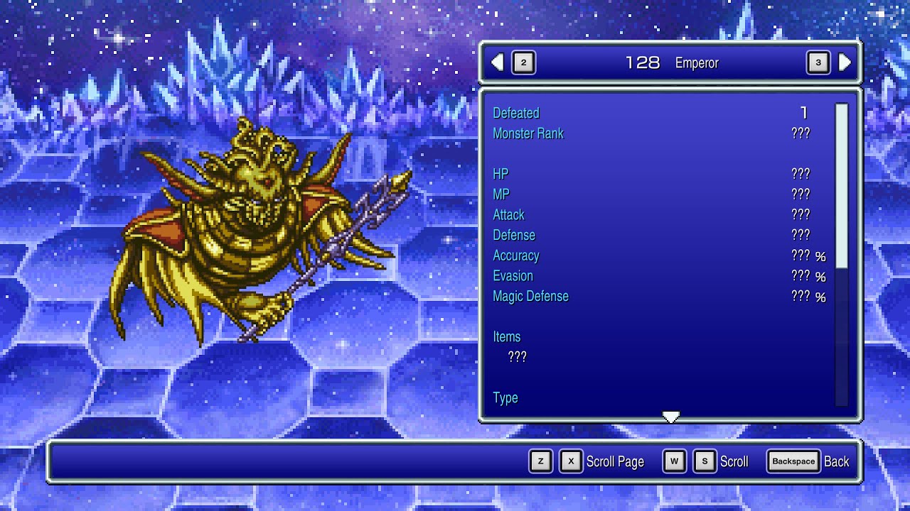 FINAL FANTASY II Pixel Remastered Gallery & Bestiary 100 YouTube