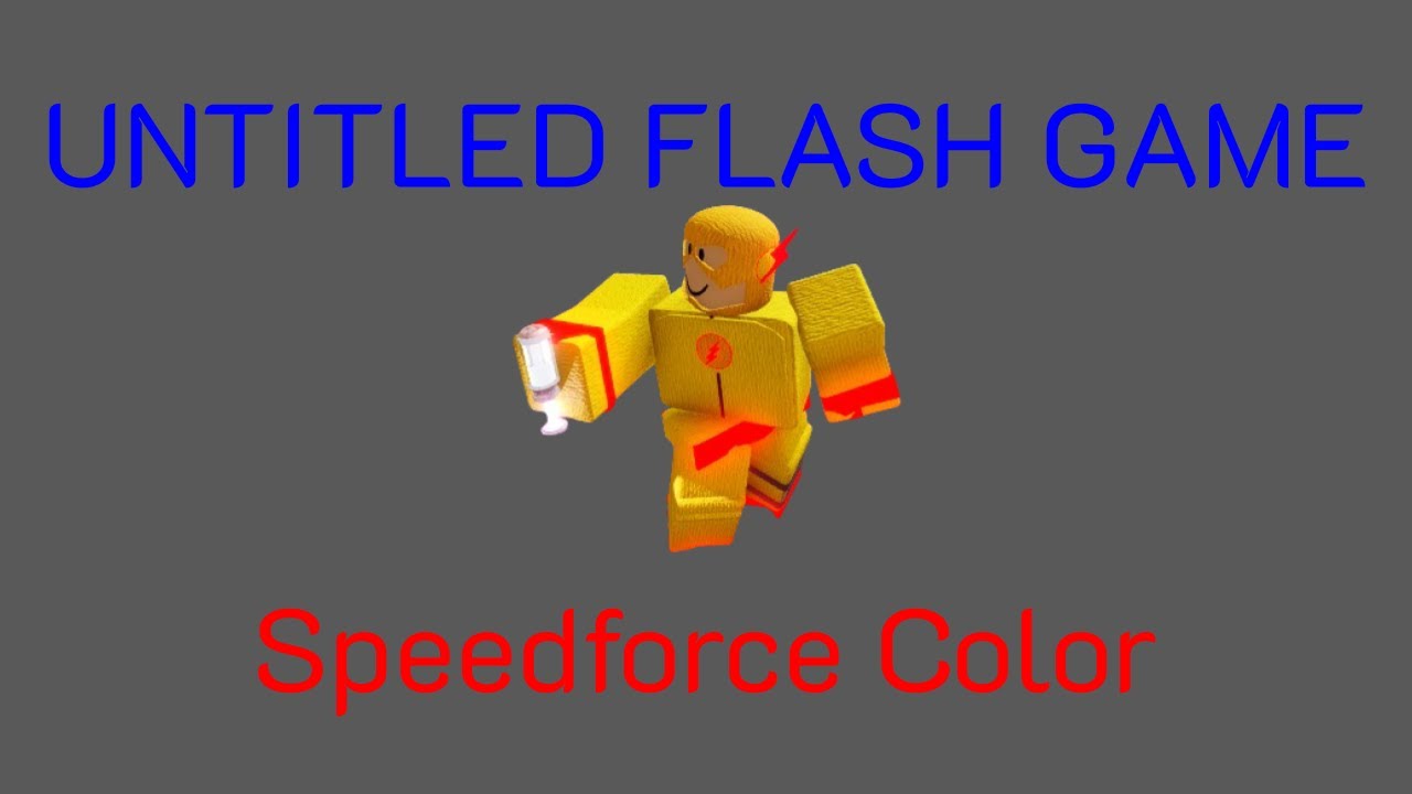 Untitled Flash Game - Speedforce Color Information - YouTube