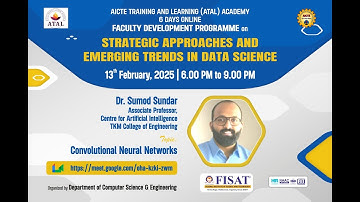 Online 6 day FDP on STRATEGIC APPROACHES AND EMERGING TRENDS IN DATA SCIENCE - DAY 4