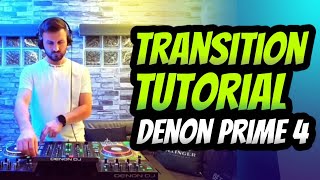 Denon DJ Prime 4 Transition Tutorial