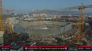 15/03/24 video acelerado de las obras del Camp Nou