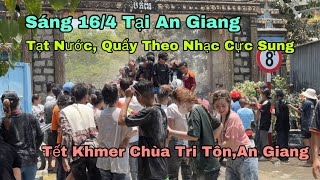 Ngày 16/4 Tại Chùa Khmer Tri Tôn, An Giang Người Dân Sài Gòn Đỗ Về Ăn Tết Khmer