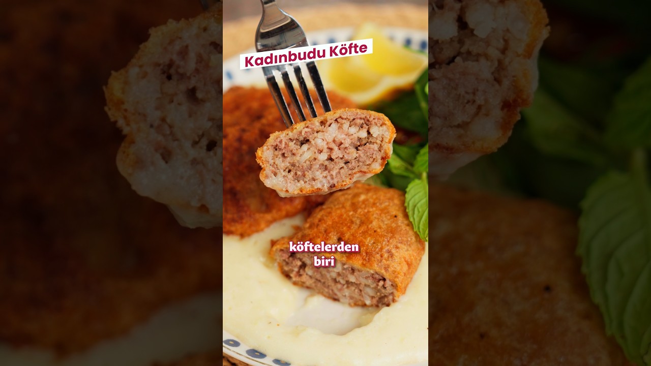Dışı Altın İçi Yumuşacık 😱🥩 Kadınbudu Köfte #yemekcom Dışı Altın İçi Yumuşacık 😱🥩 Kadınbudu Köfte #yemekcom