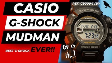 CASIO G-SHOCK MUDMAN watch review| Ref: G9000-1vby, affordable, tough design BEST G-SHOCK EVER!