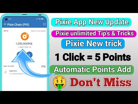 Pixie Token Withdraw | Pixie unlimited trick | Pixie points trick | new trick | Free Pix Token Claim