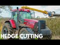 Lyndon Farms Penny - Hedge Cutting 2019 - #caseih