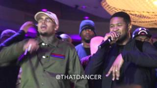 Chris Brown \& Usher Perform \\
