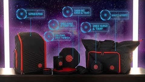 Boardgame Backpack, Tote Bag, Folding Dice Tower & More..