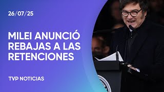 Download Lagu Javier Milei anunció una baja permanente en las retenciones al campo MP3 Download Lagu Javier Milei anunció una baja permanente en las retenciones al campo MP3