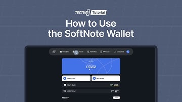 How to Use the SoftNote Wallet | Mint SoftNotes, Send TET Tokens, Payment Requests, Exchange