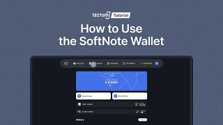 How to Use the SoftNote Wallet | Mint SoftNotes, Send TET Tokens, Payment Requests, Exchange screenshot 2