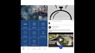 HOW TO - Add a club meal from Diesel F.I.T. mobile fitness apps screenshot 1