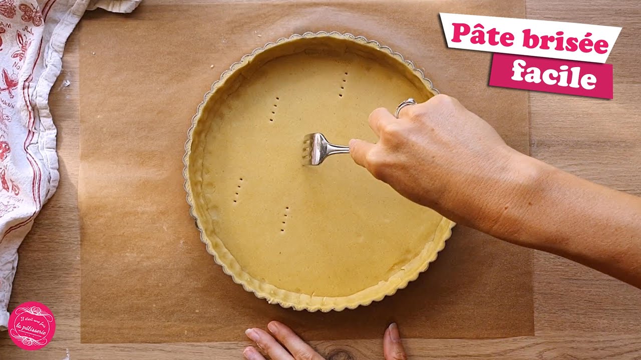 Fond de tarte ( pâte brisée ) - Recette facile 