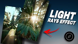 Light rays effect | Lens distortions app tutorial screenshot 2