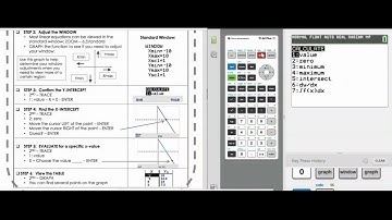 Linear Graphs - Graphing Calculator Instructional Video