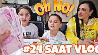 EFE VE EMİR İLE 24 SAAT VLOG !!