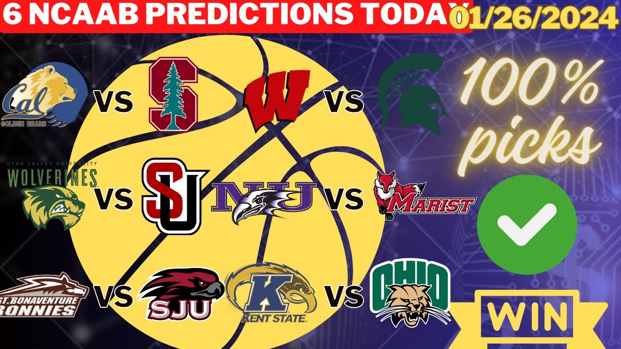 NCAAB Best Bets for Today Picks & Predictions Friday 1/26/24 6 Picks