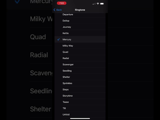 All of the new iPhone 15 / 15 Pro ringtones (took from iOS 17) class=