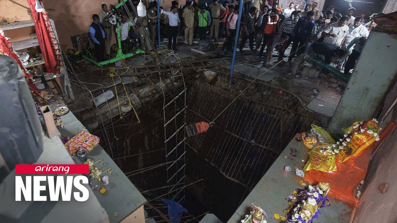 Death toll rises to 35 after stepwell collapses in Indian temple