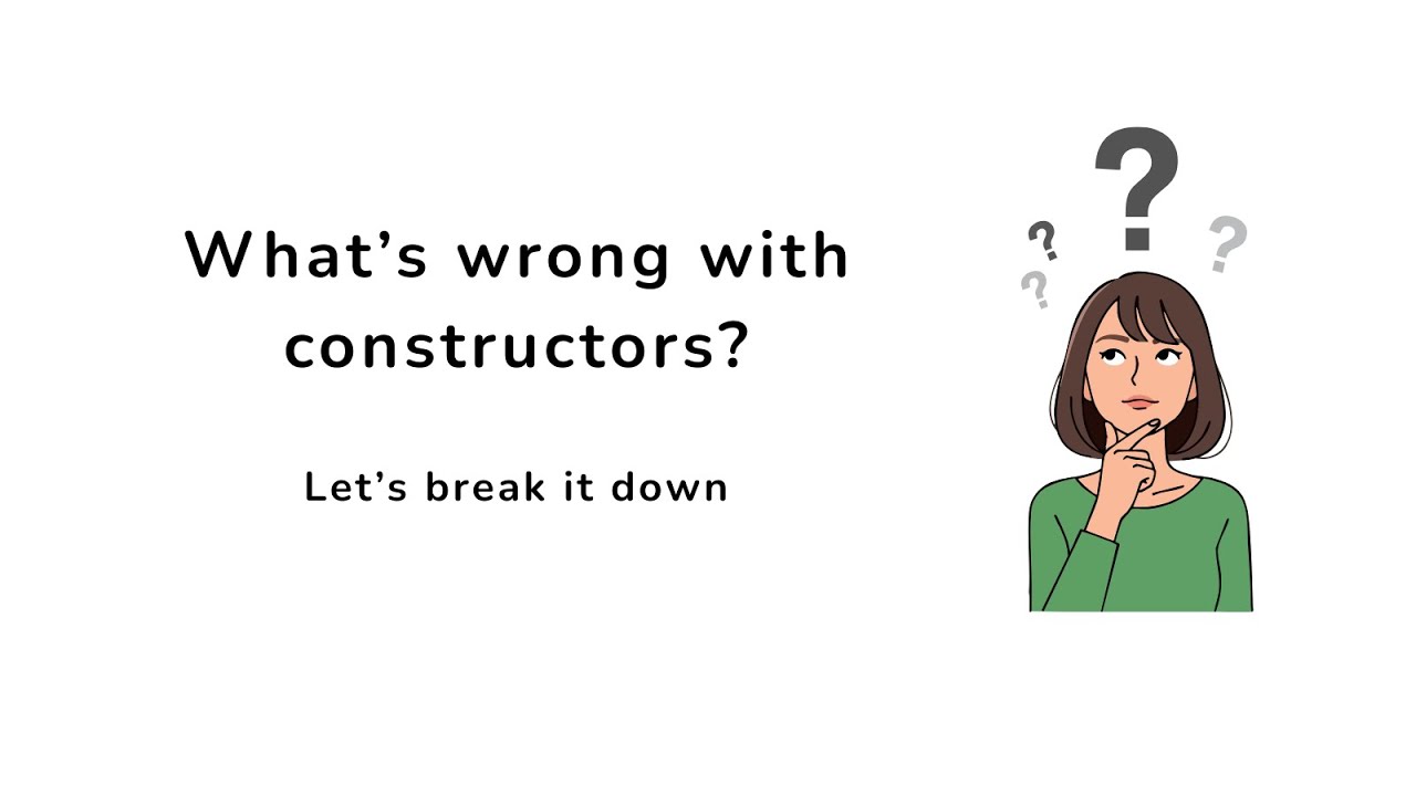 What’s wrong with Constructors in Javascript? - YouTube