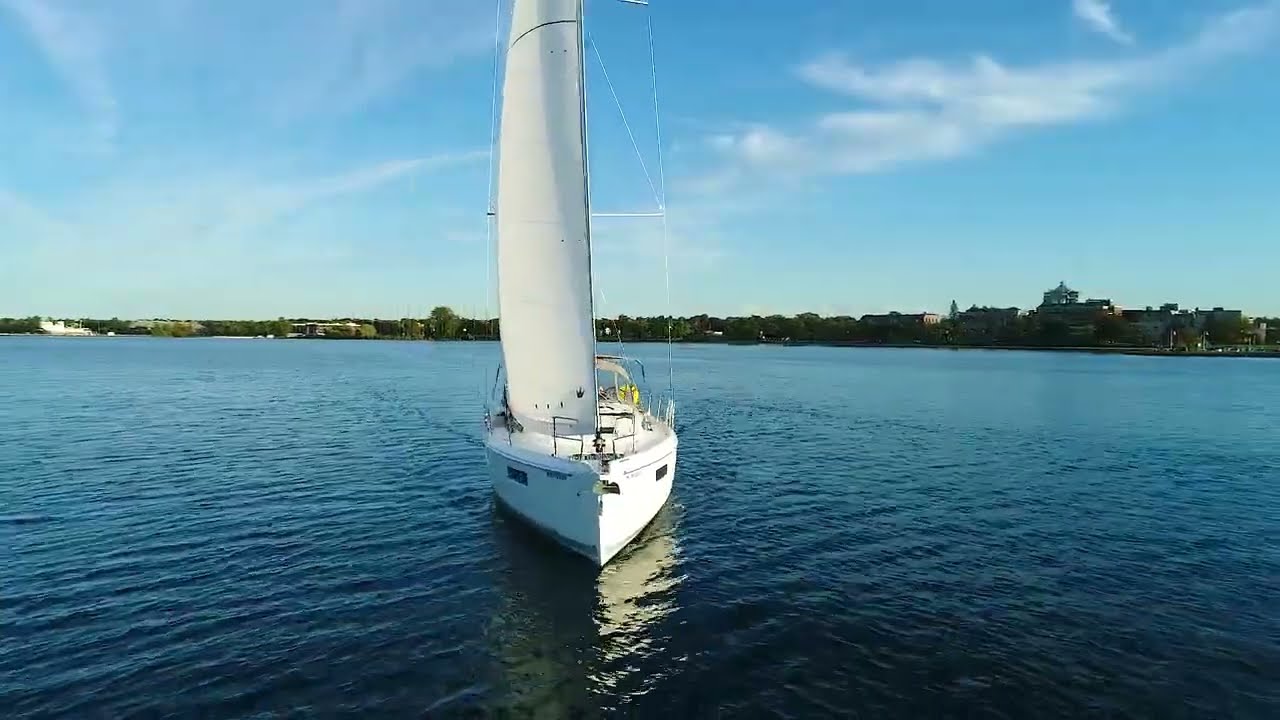Sailing in Downtown Traverse City, Michigan