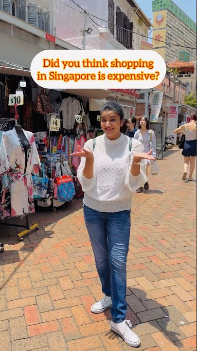 Bugis Street Market & China Town were hidden gems I discovered during my Singapore trip🛍️ #shorts