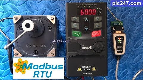 INVT Goodrive 20 "Modbus RTU" via Modbus Poll