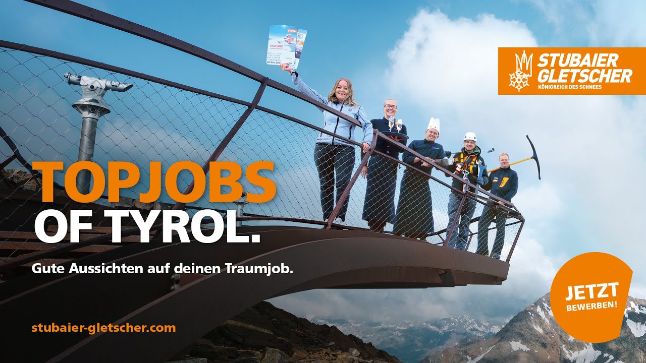 Arbeiten am Stubaier Gletscher 🚡 | TOPJOBS OF TYROL