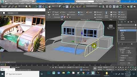 3dsmax Tutorials, Tutorial on Modeling a Stylish Swimming Pool in 3dsmax