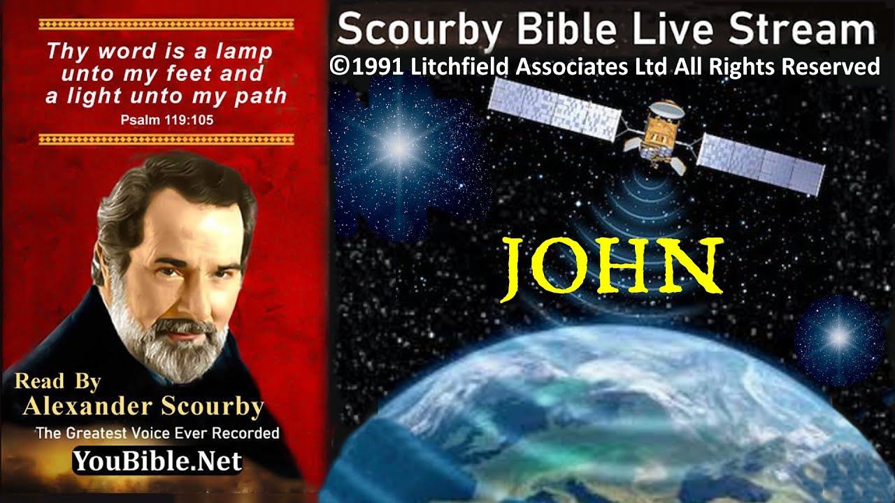 The Book Of John Read By Alexander Scourby 43 | The Book of John Live stream | Audio Bible Read by Alexander
