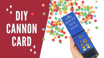 DIY BOOMF Cannon Card with Template Tutorial