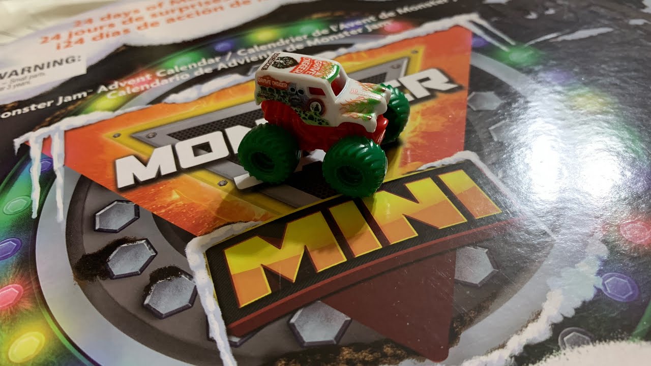 Spin Master Monster Jam Mini Advent Calendar Day 1 - YouTube