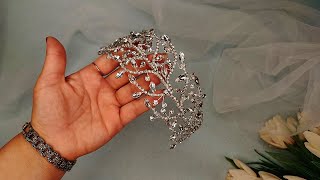 I made this crystal wedding crown for under $40 and sold it for $250