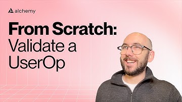 Validating a User Operation using Solidity | Account Abstraction from Scratch Course | Part 3