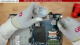 Notebook Strombuchse Reparatur Samsung NP300E7A NP550P7C NP305E7A Dc Jack Repair 