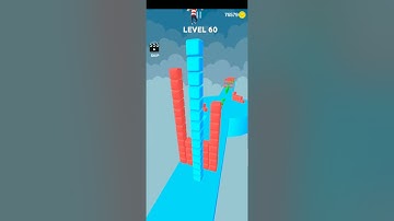 Cube stacker surfer 3d android and iOS epic gameplay level 60