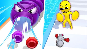 Pop Tube Run 3D | Level Up Runner - Gameplay Walkthrough Max Levels (Part 1)