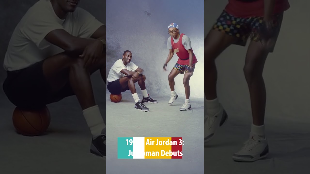 The History of Air Jordan 1-6 in 40 Seconds! 👟🔥 #airjordan #michaeljordan #sneakers