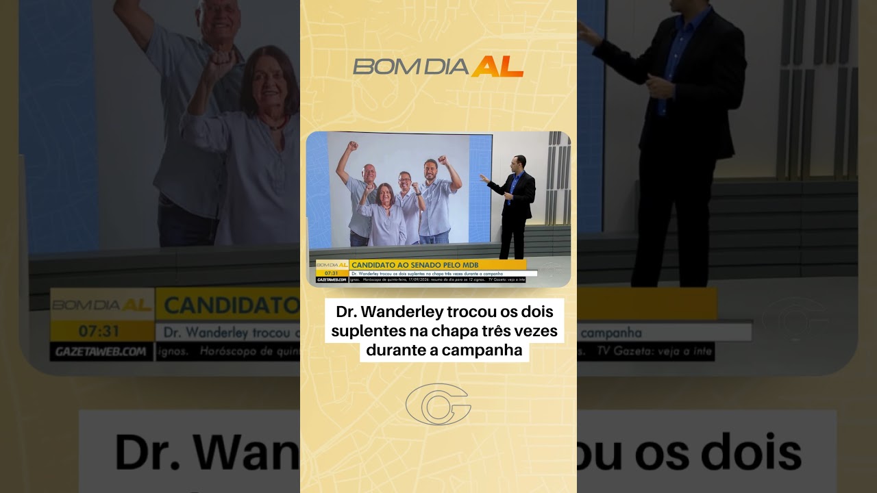 Dr. Wanderley trocou os dois suplentes na chapa três vezes durante a campanha