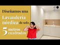 DISEÑA una LAVANDERÍA pequeña en casa MODERNA Cocinas CJR