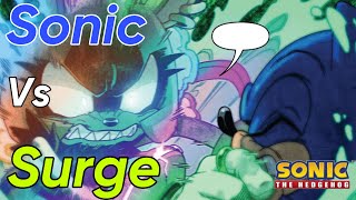 Sonic Vs Surge Sonic The Hedgehog Idw Issue 56 Comic Dub