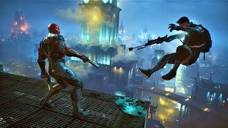 Gotham Knights  - Red Hood \& Robin Stealth Takedowns