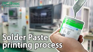 Watch This Perfect Solder Paste Printing in Action!