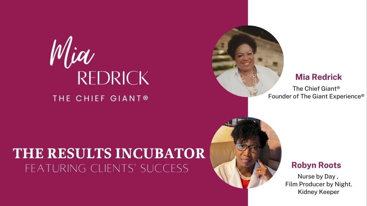 The Results Incubator - Featuring Robyn Roots - YouTube