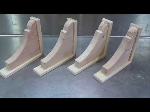 DIY Corbels - Farmhouse Shelf Corbels