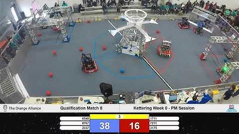 Match 8 | PM Session | Kettering Week 0 Rapid React | STATE CHAMPS! RoboZone
